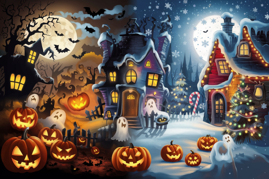 Halloween to Christmas Transitioning Your Home Decor