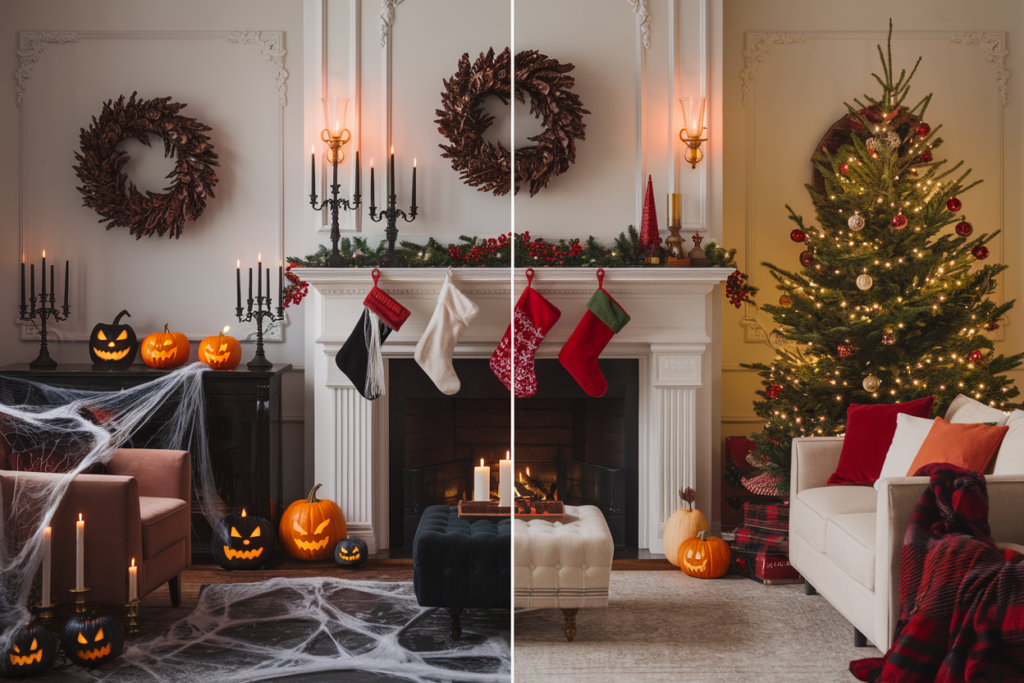 Halloween to Christmas Transitioning Your Home Decor 2