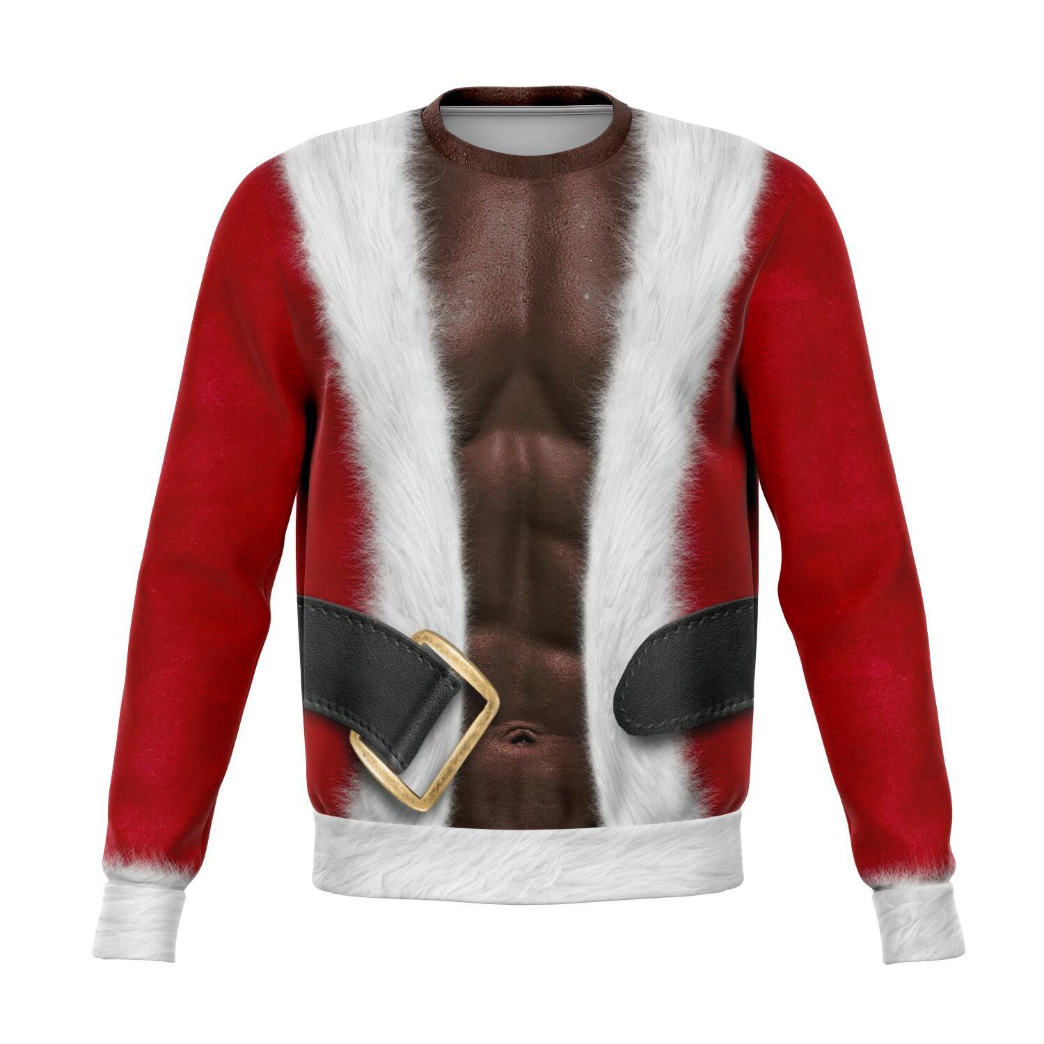 african american santa ugly christmas sweater 5ijzq