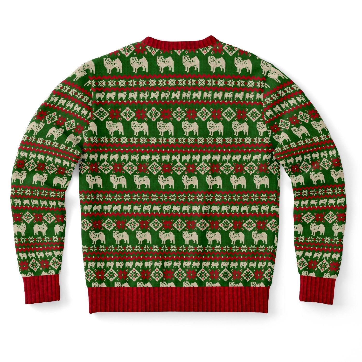 Bah Humpug Pug Christmas Sweater – Ugly Festive Apparel for Dog Lovers