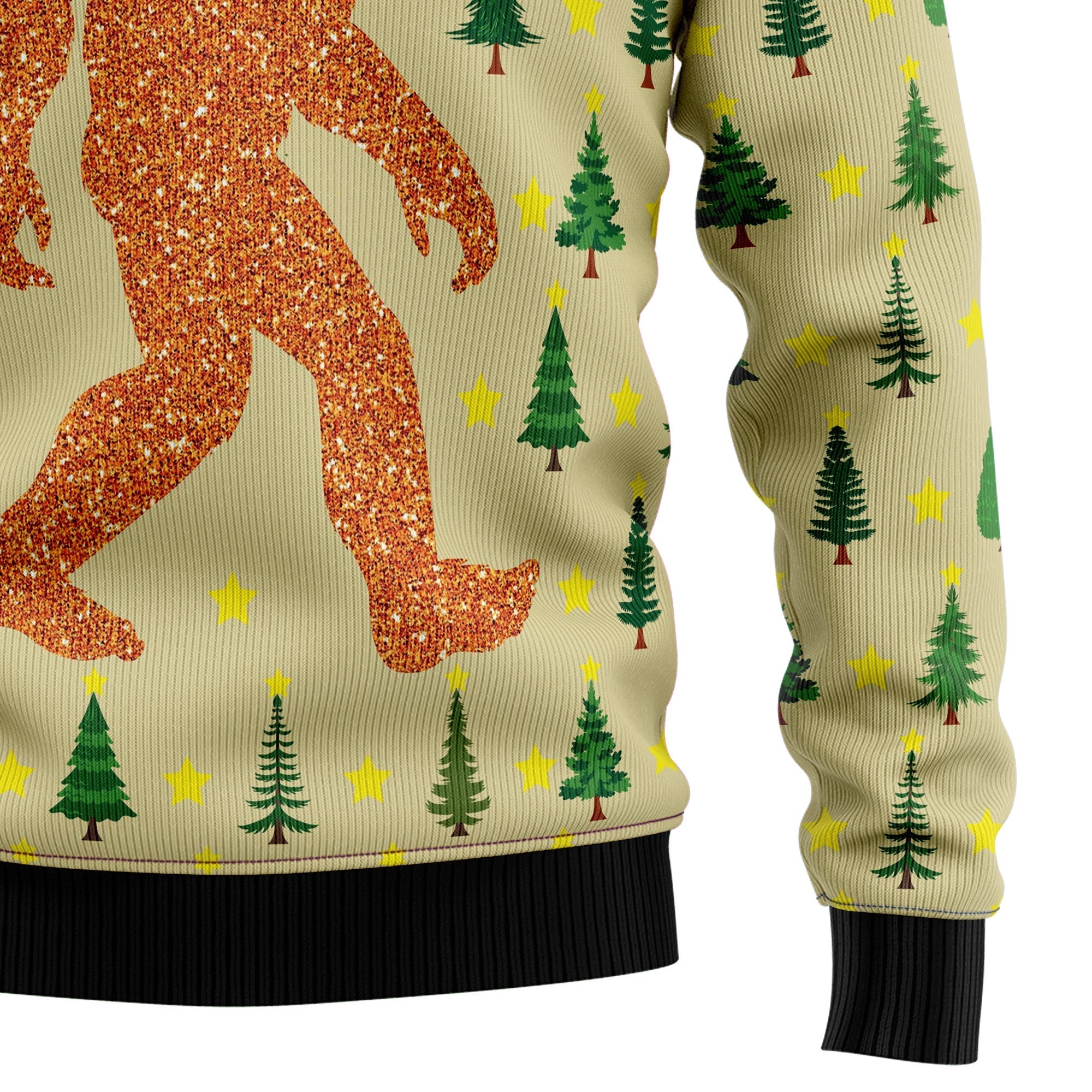 Bigfoot Sasquatch Ugly Christmas Sweater for Holiday Fun