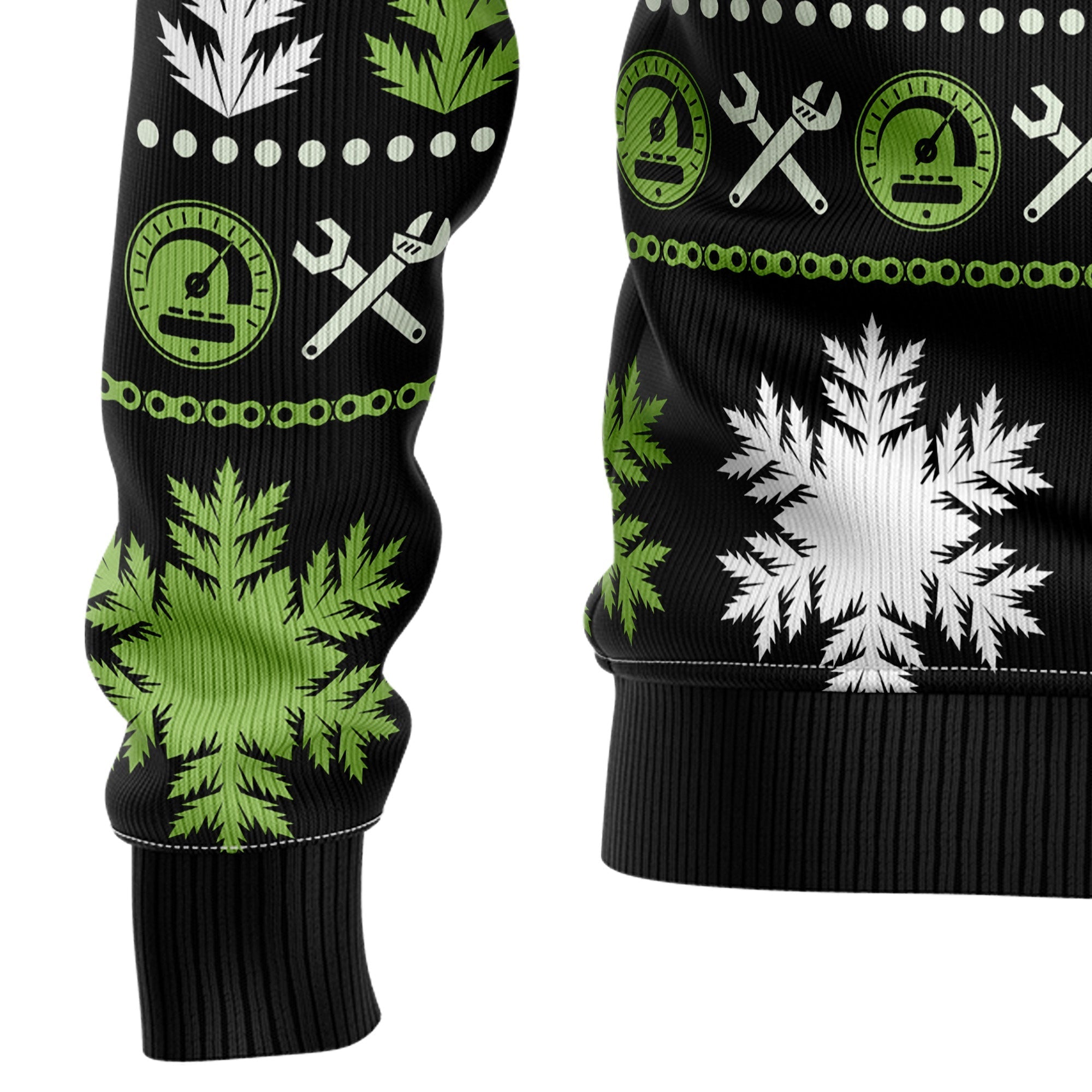 Braaap Moto Festive Ugly Christmas Sweater for Motorcycle Enthusiasts