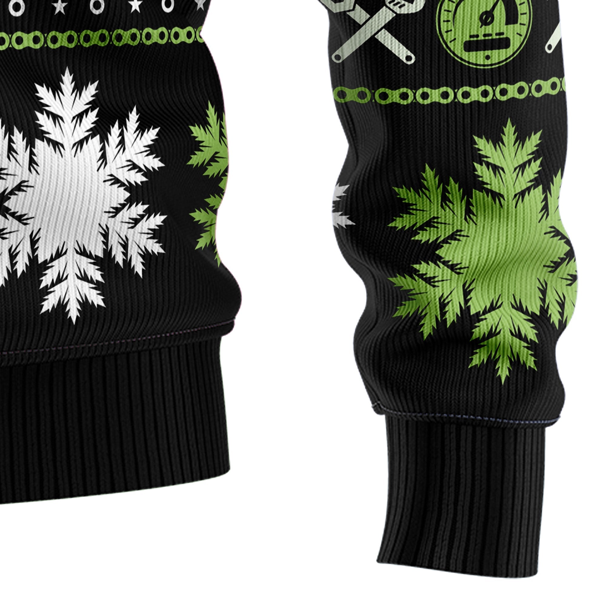 Braaap Moto Festive Ugly Christmas Sweater for Motorcycle Enthusiasts