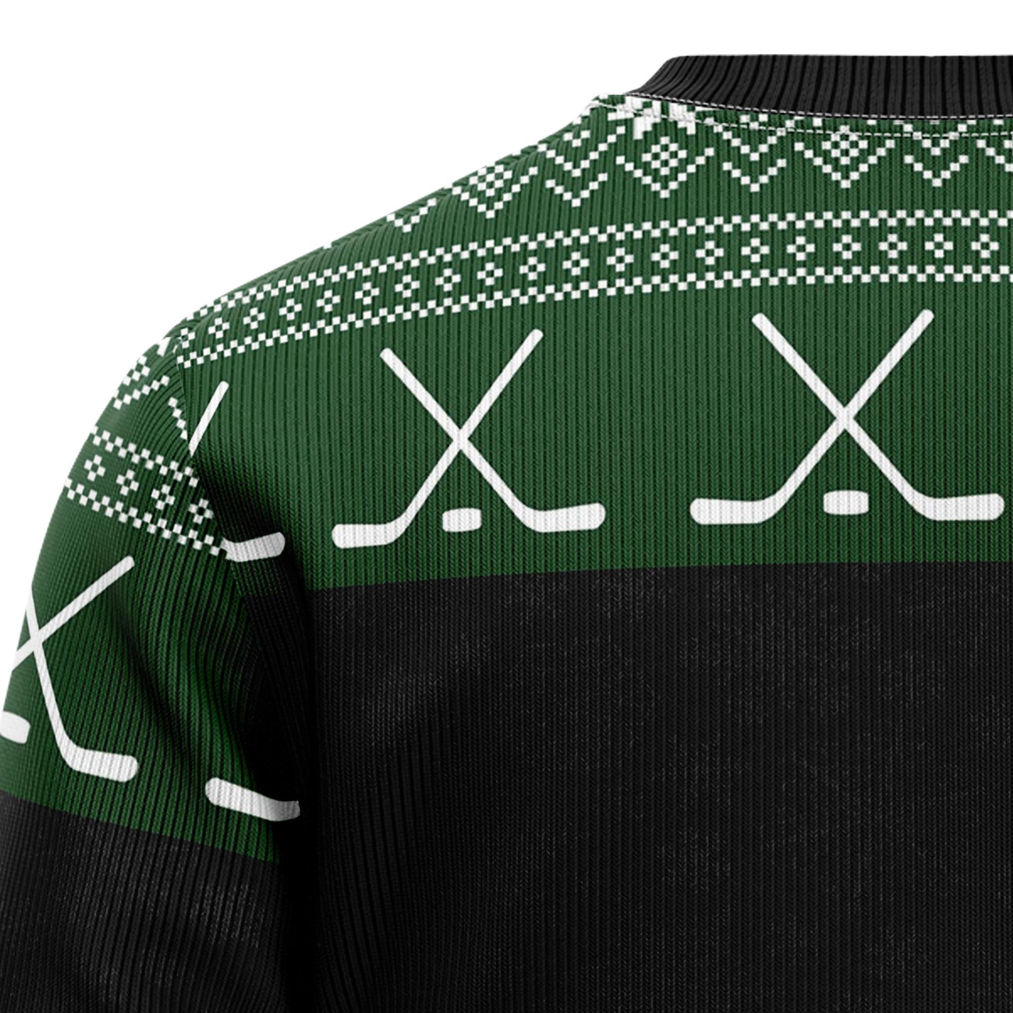 Christmas Hockey Ugly Sweater for Sports Fans