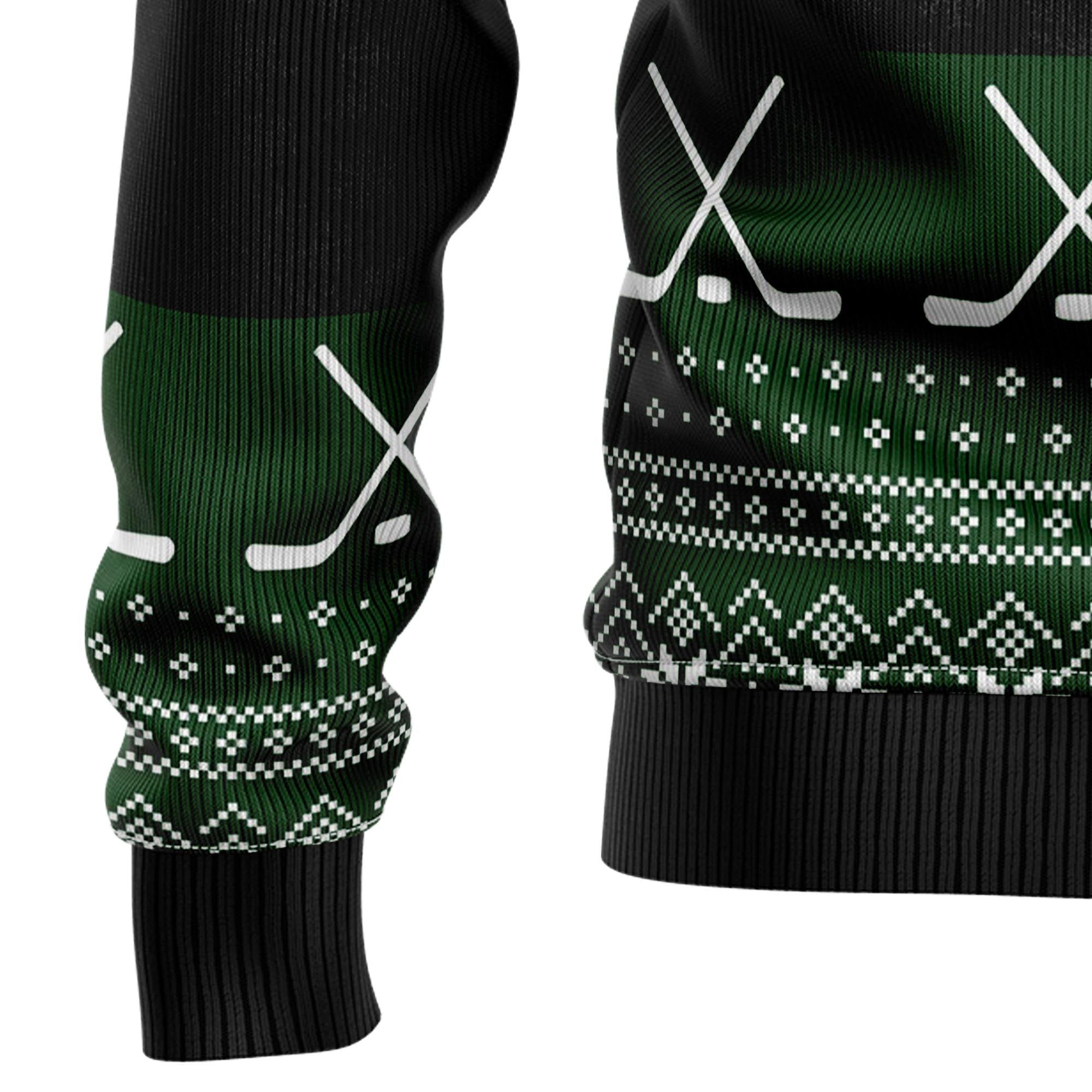 Christmas Hockey Ugly Sweater for Sports Fans