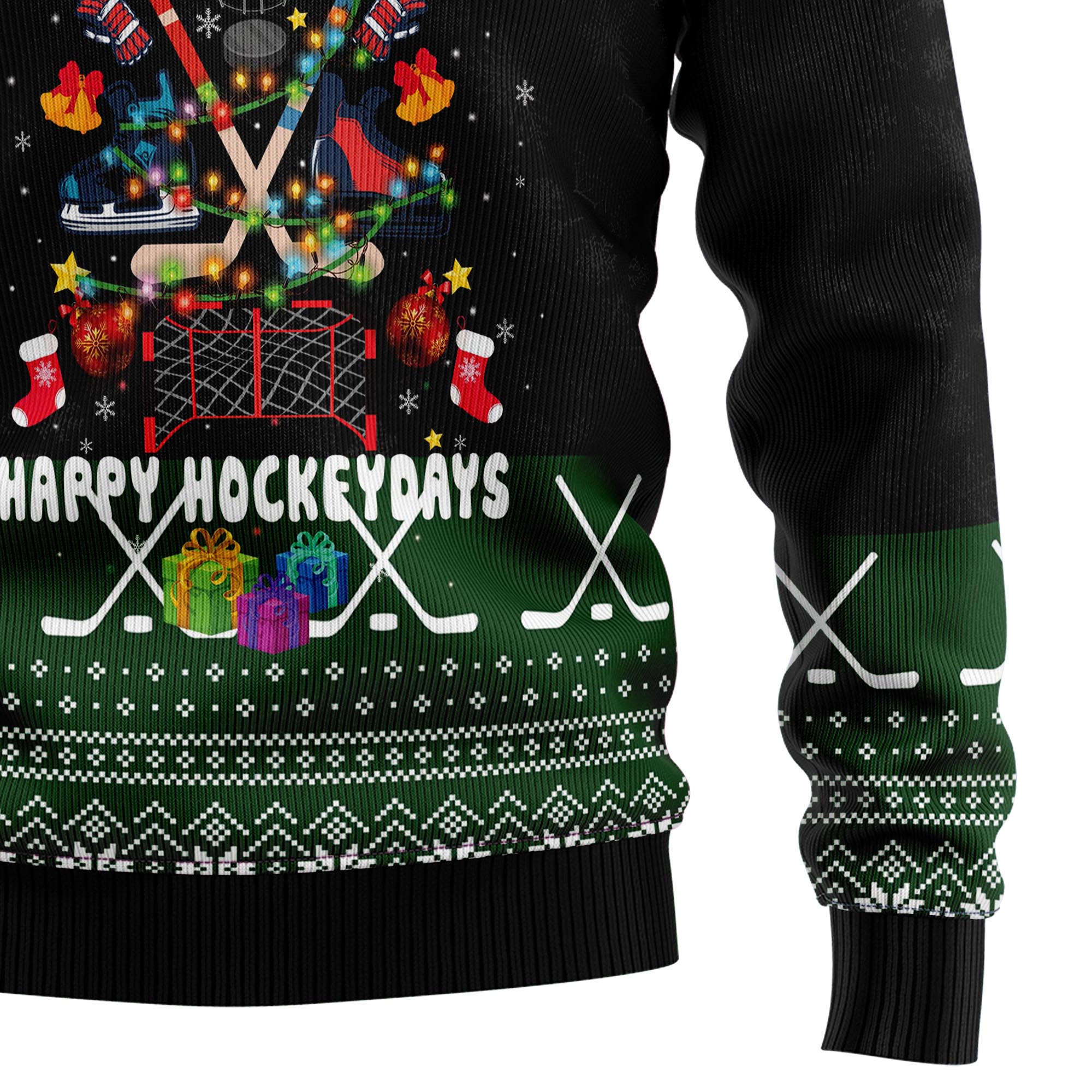 Christmas Hockey Ugly Sweater for Sports Fans