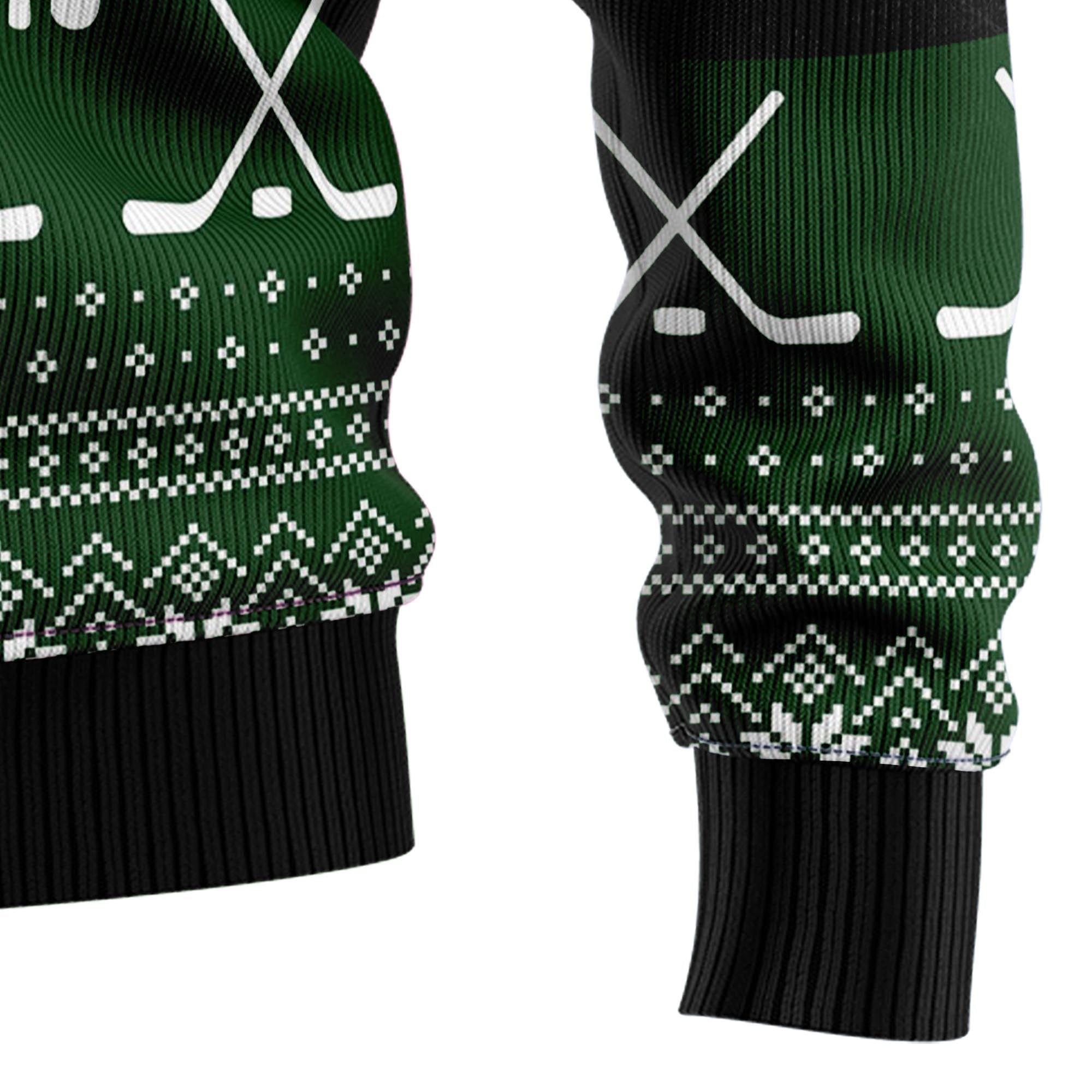 Christmas Hockey Ugly Sweater for Sports Fans