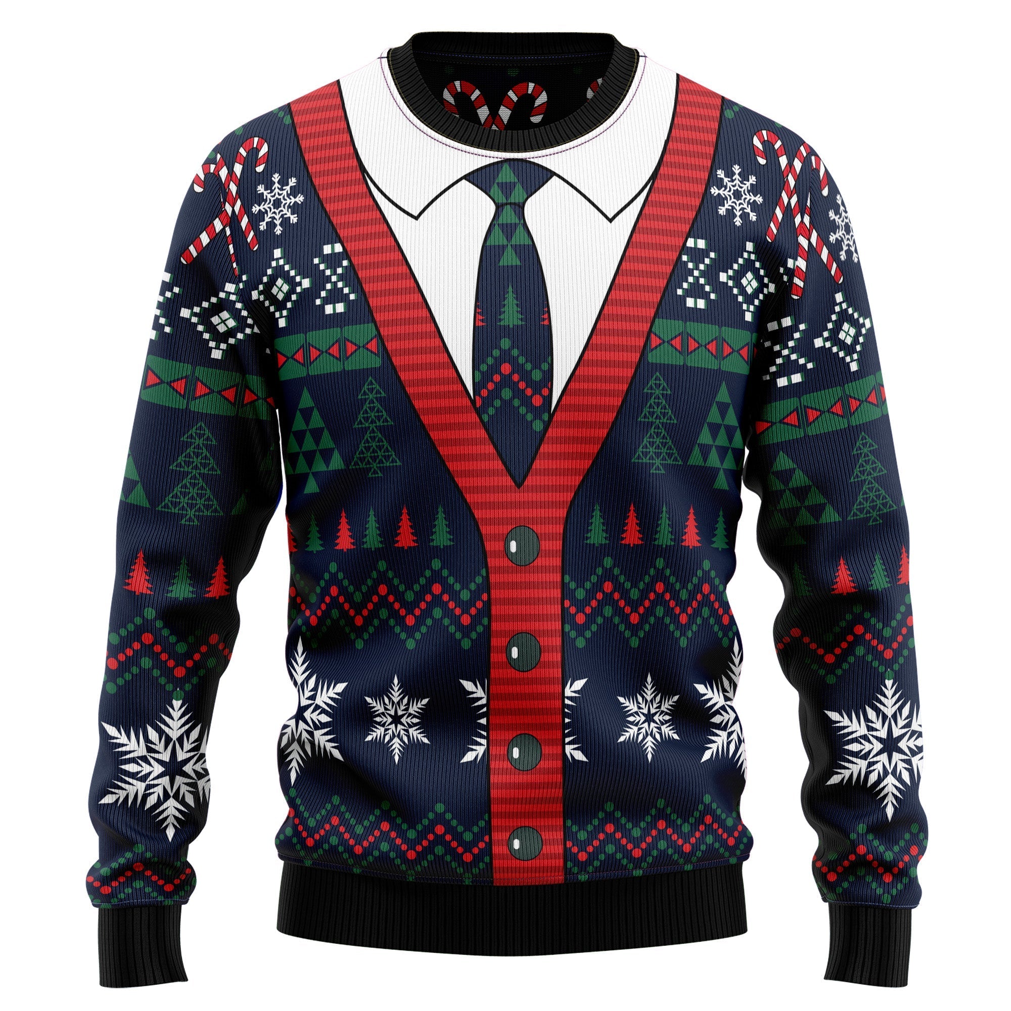 christmas themed ugly sweater cardigan qb0bc