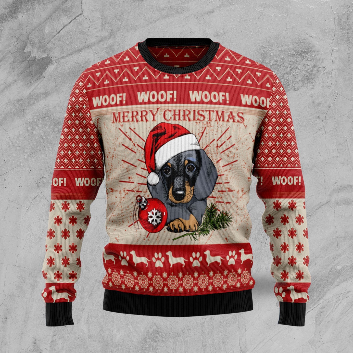 dachshund christmas ugly sweater for dogs festive holiday apparel e6qk8