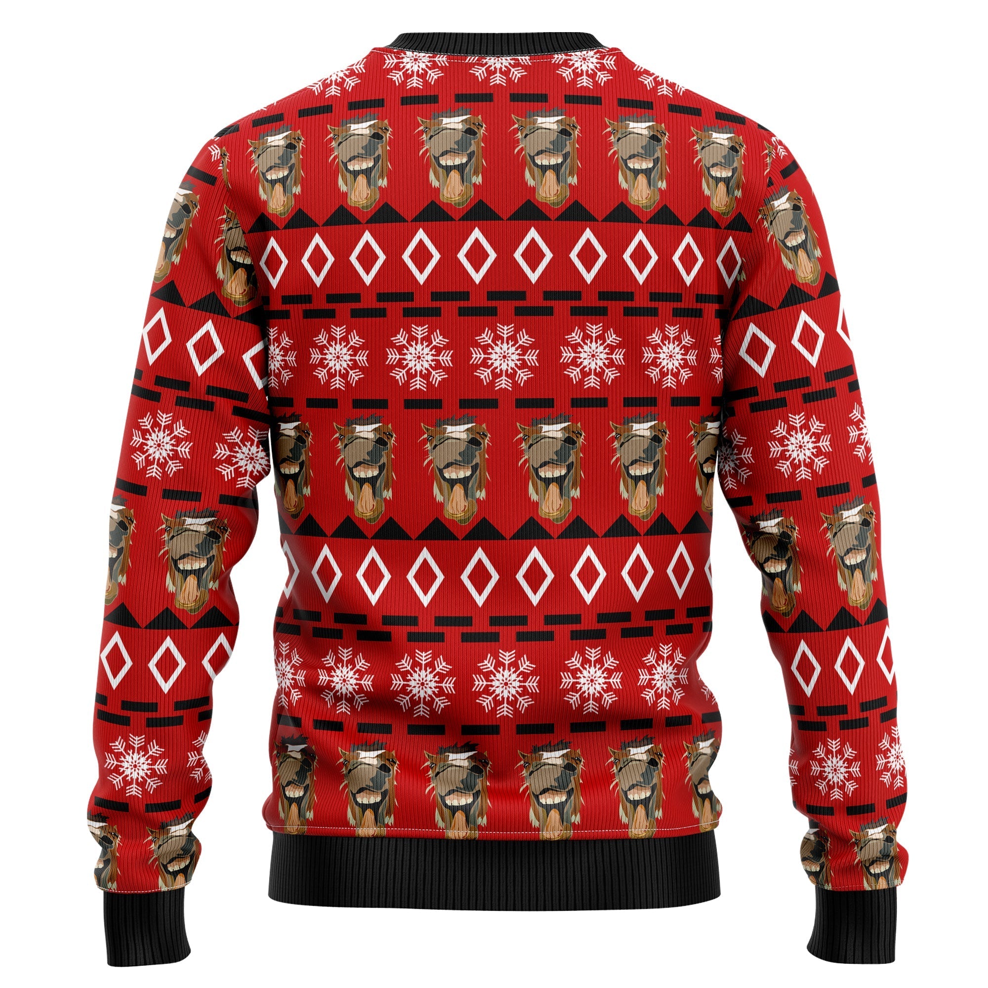 Funny Christmas Horse Ugly Sweater for Holiday Cheer