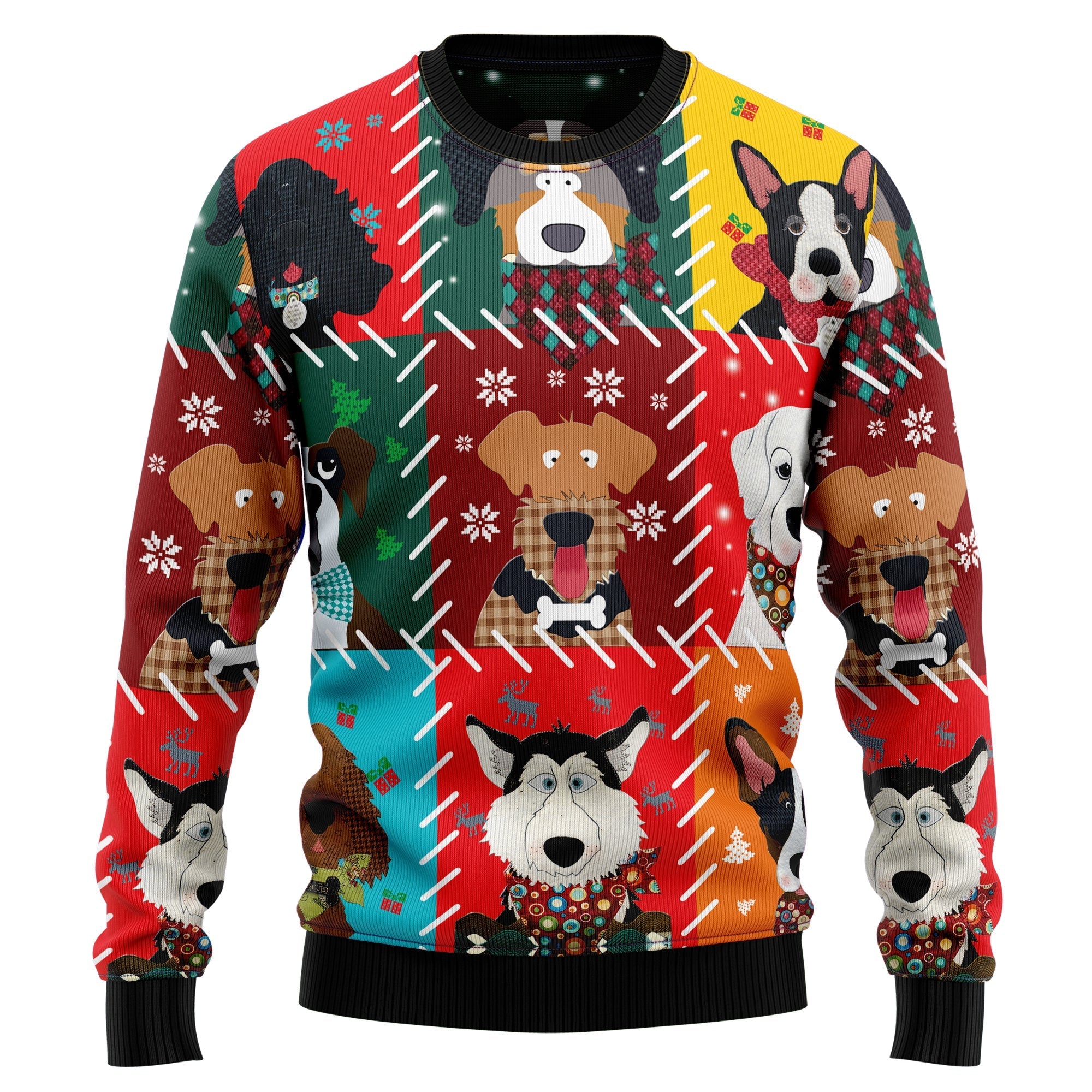 funny dog face ugly christmas sweater for pet lovers nkid9