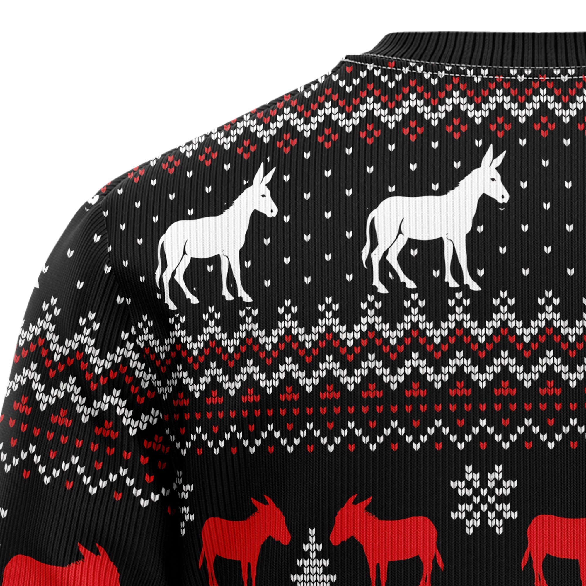 Funny Donkeys Merry Christmas Sweater – Ugly Holiday Sweater Gift