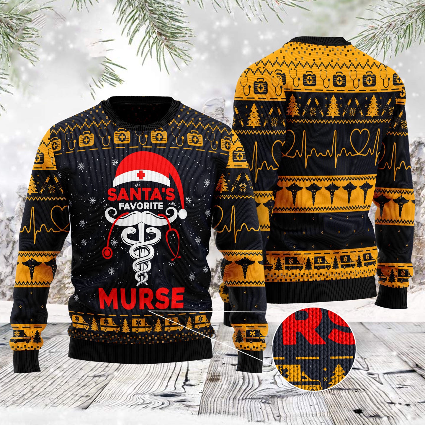 Funny Santa’s Favorite Ugly Christmas Sweater for Men and Women