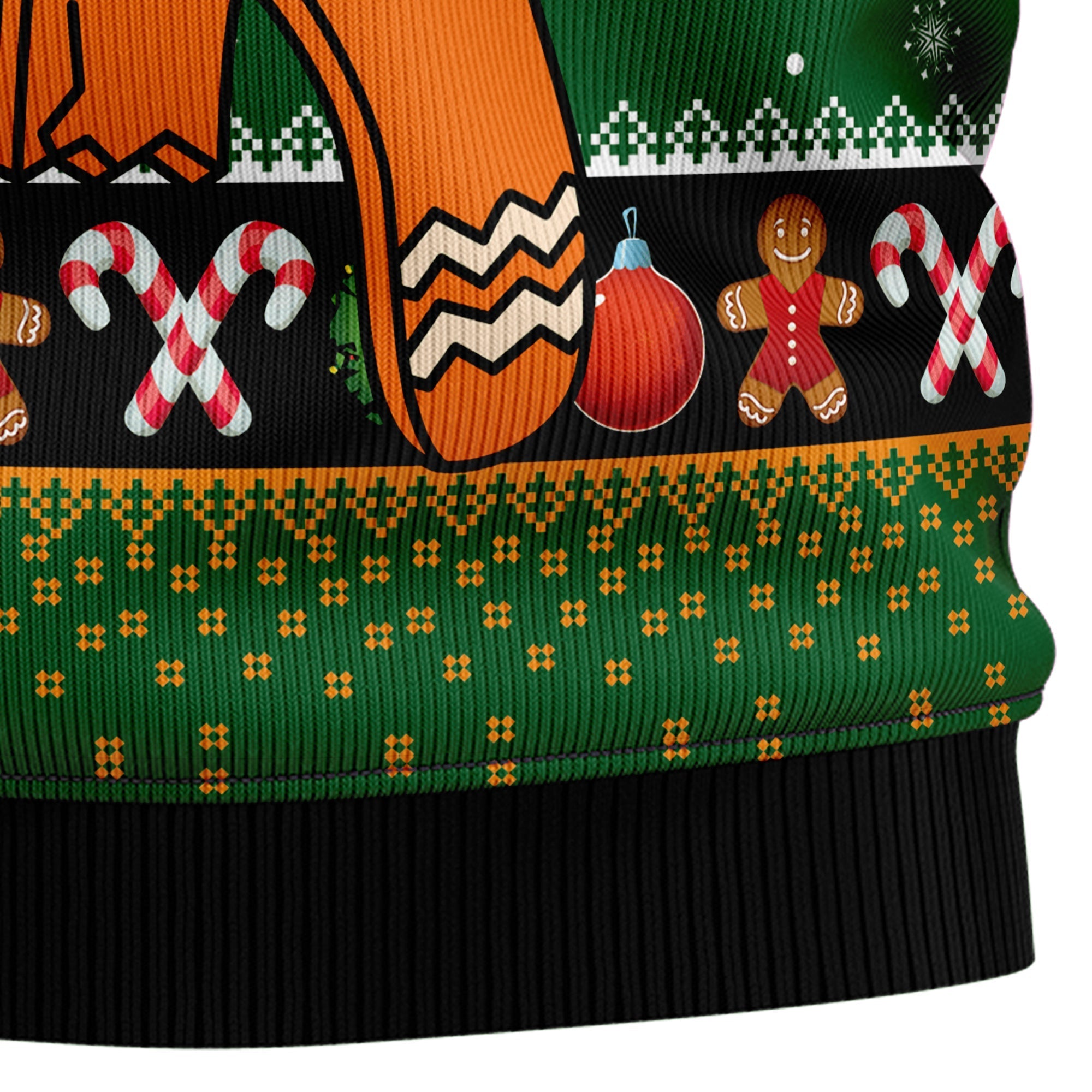 Gingerbread Oh Snap Ugly Christmas Sweater for Men and Women