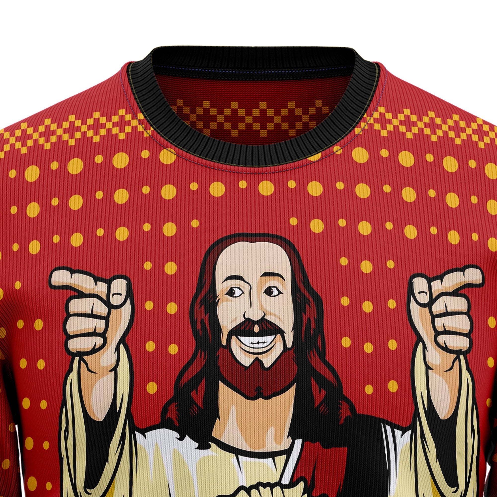 Jessus Birthday Christmas Ugly Sweater for Festive Parties