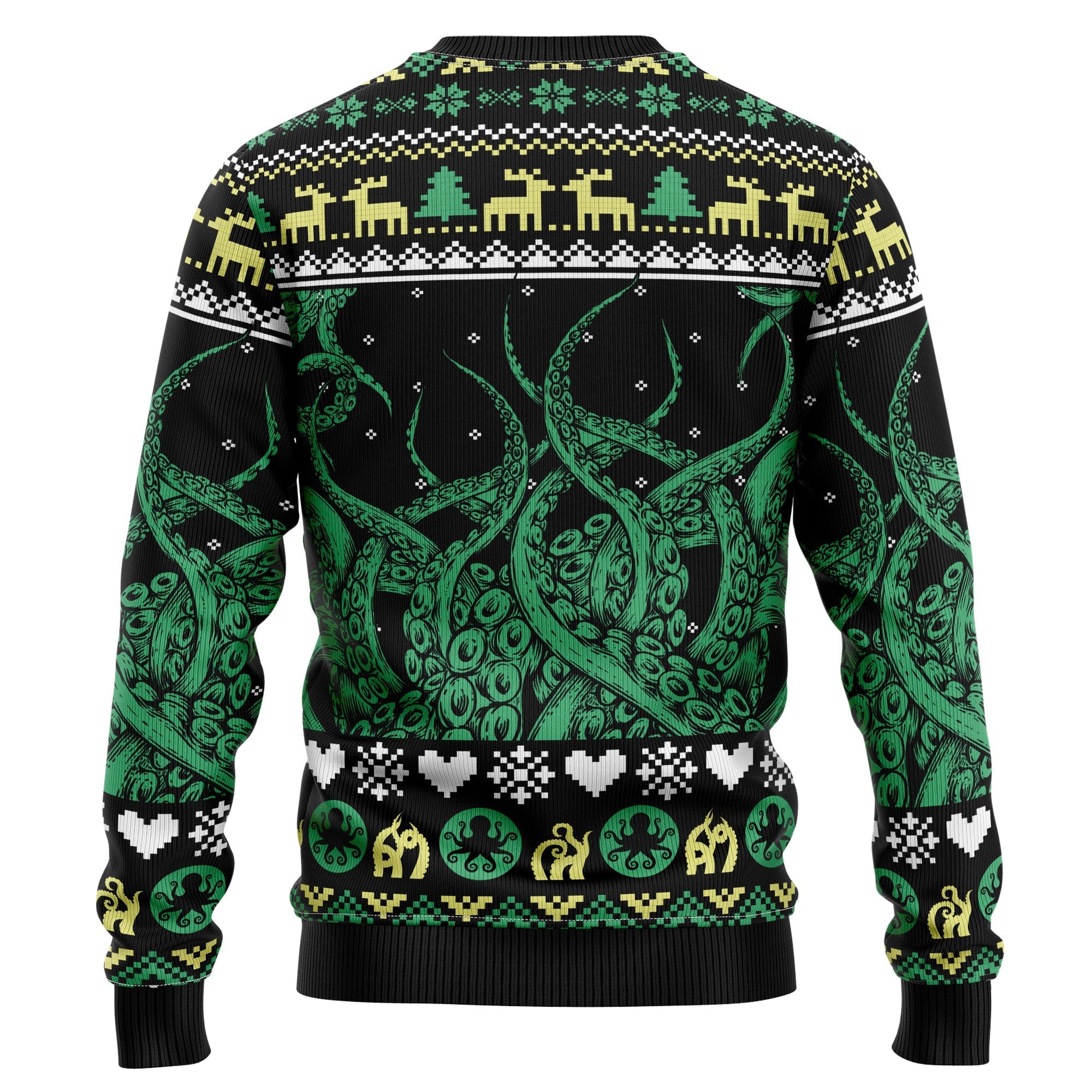 Octopus-Themed Cool Ugly Christmas Sweater for Holiday Fun