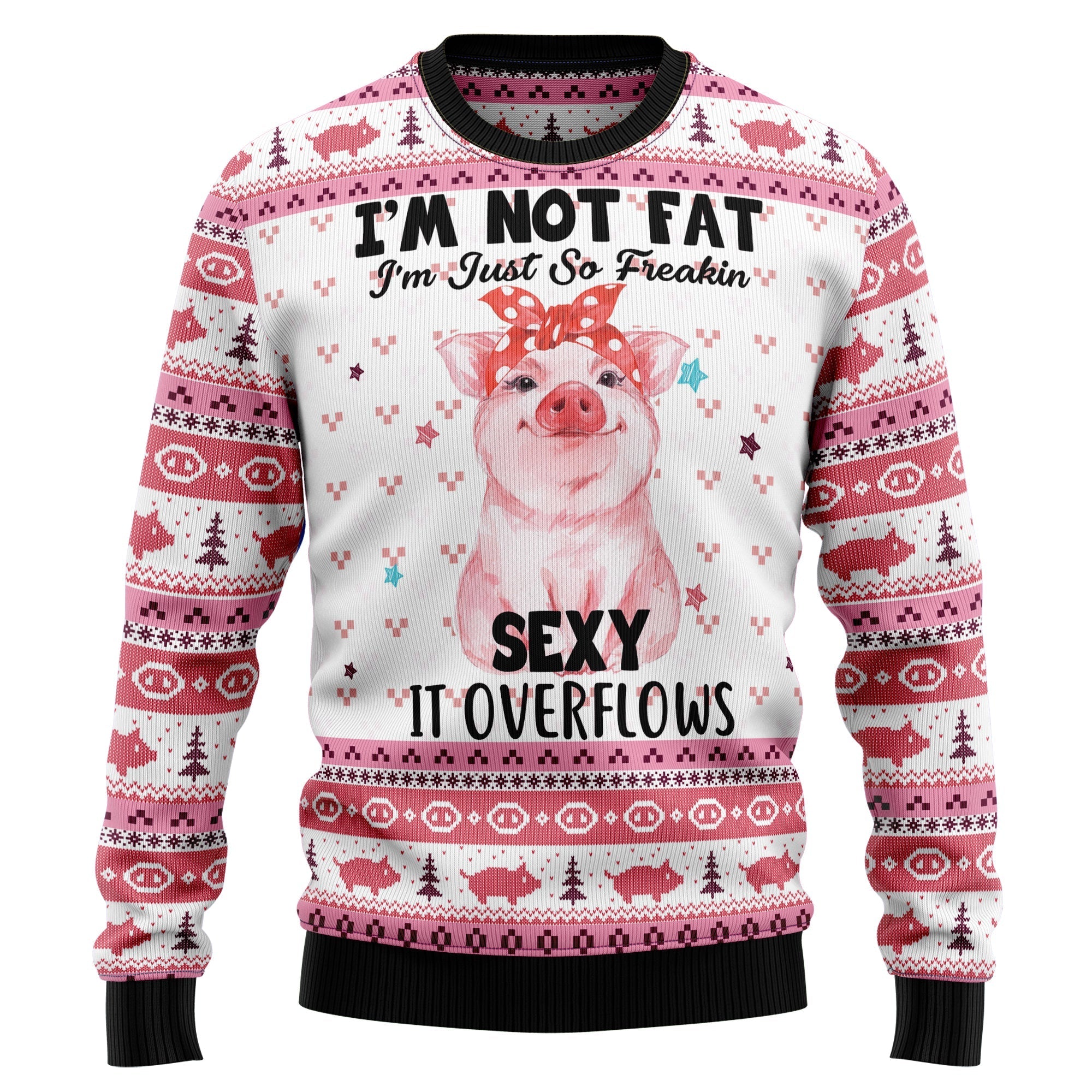 overloaded pig christmas ugly sweater for festive fun yulks