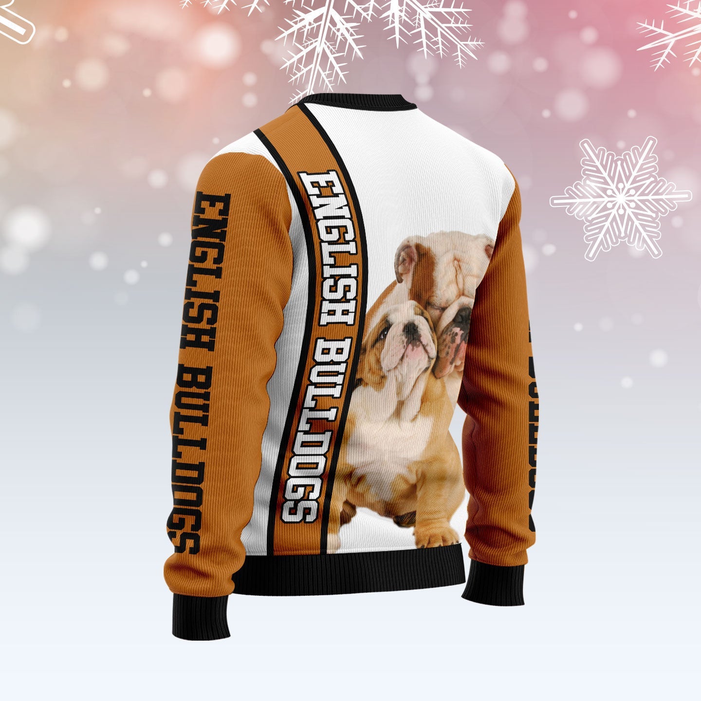 Rescued English Bulldog Holiday Sweater