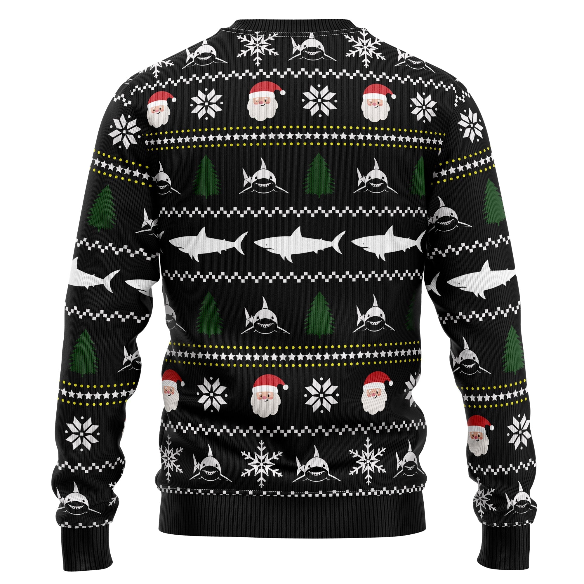 Santa Jaws Ugly Christmas Sweater for Men and Women