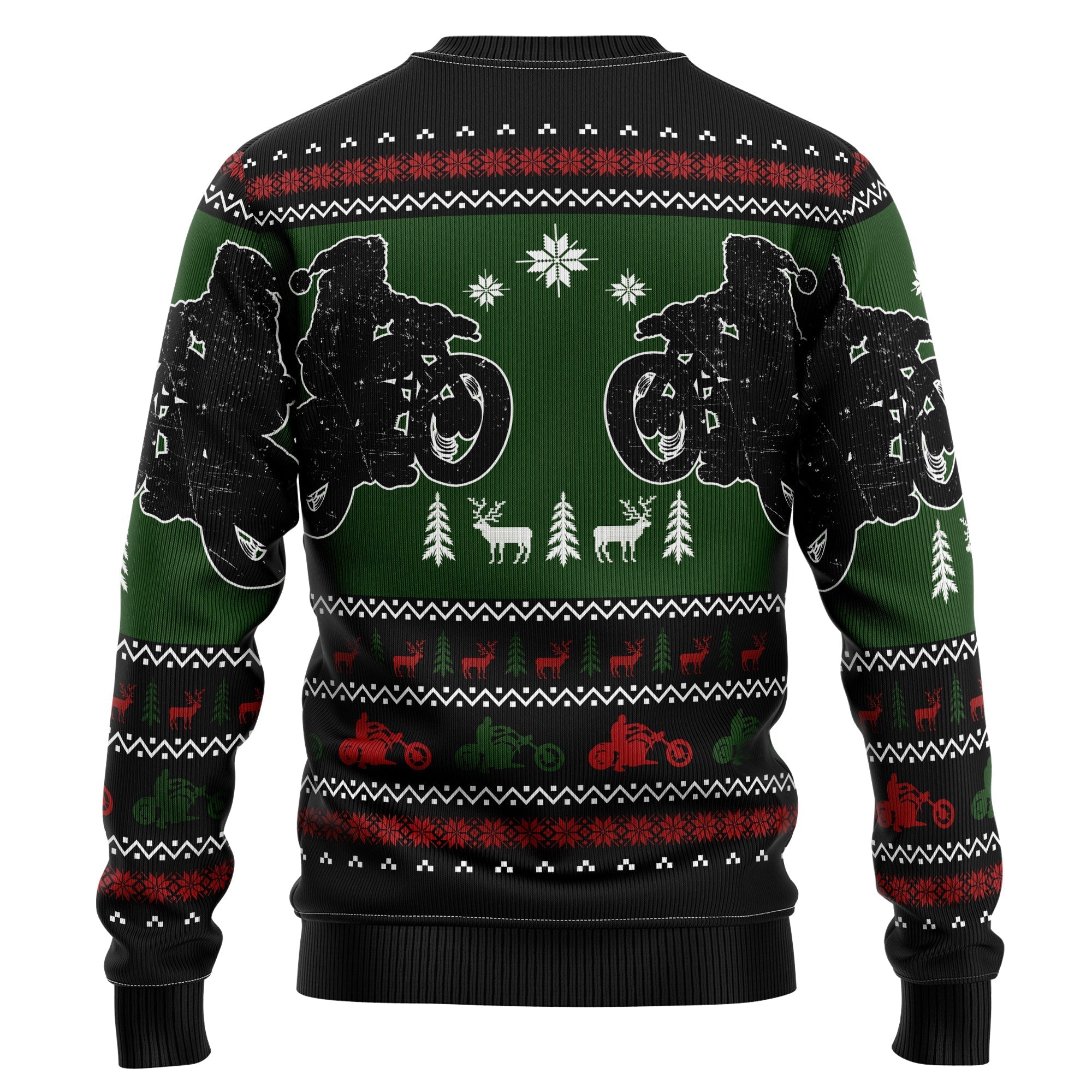 Santa’s Born to Ride Christmas Ugly Sweater