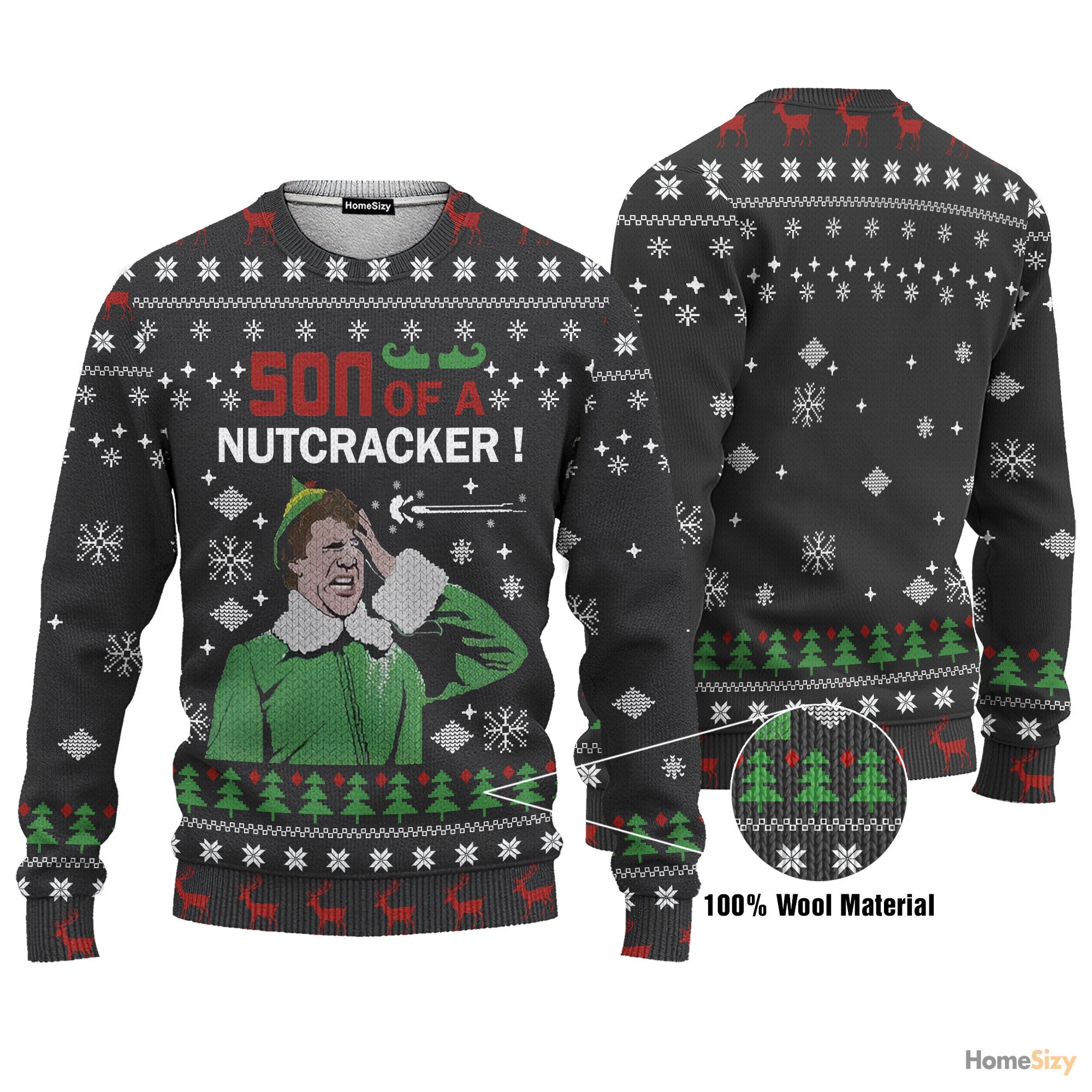 Son of a Nutcracker Custom Ugly Christmas Sweater for Cosplay