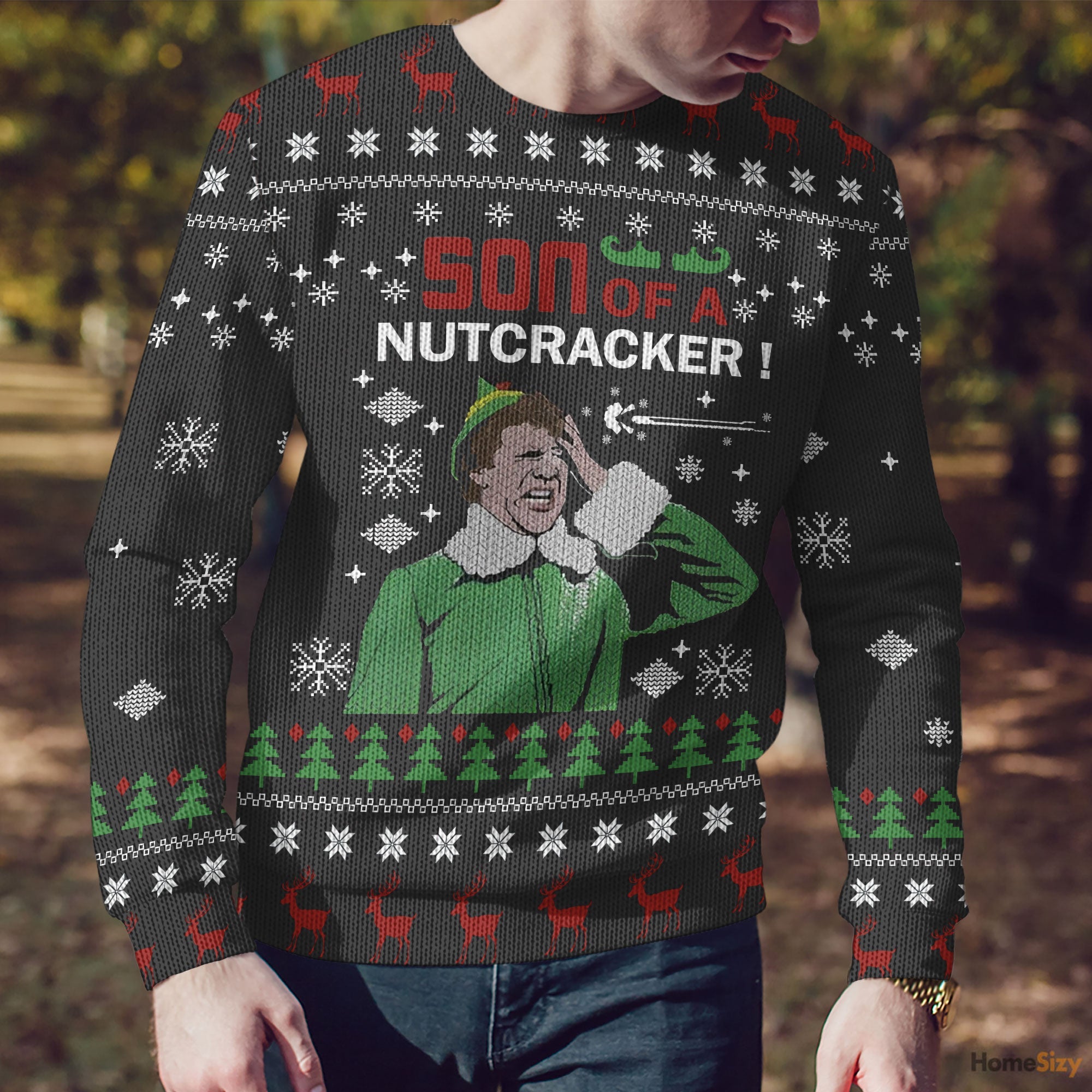 Son of a Nutcracker Custom Ugly Christmas Sweater for Cosplay