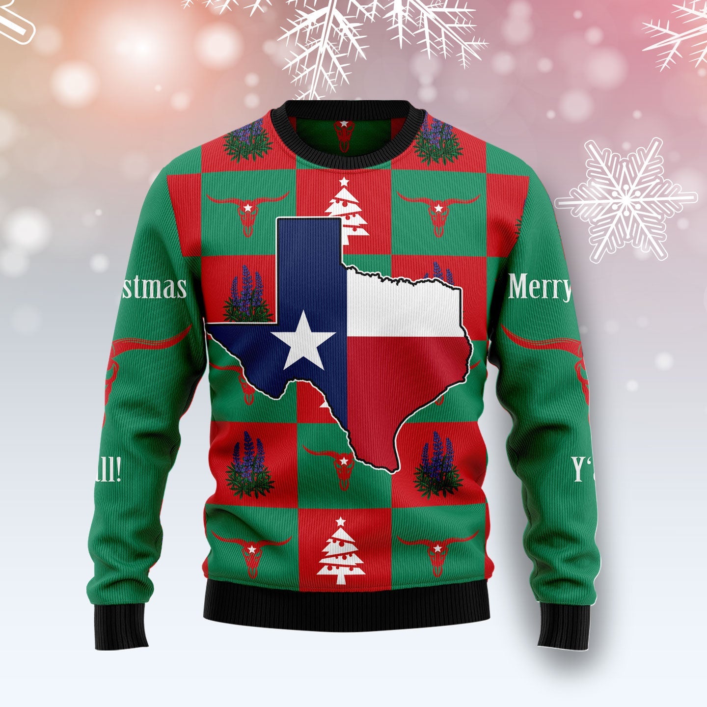 texas christmas sweater merry christmas yall ugly holiday sweater bjy3r