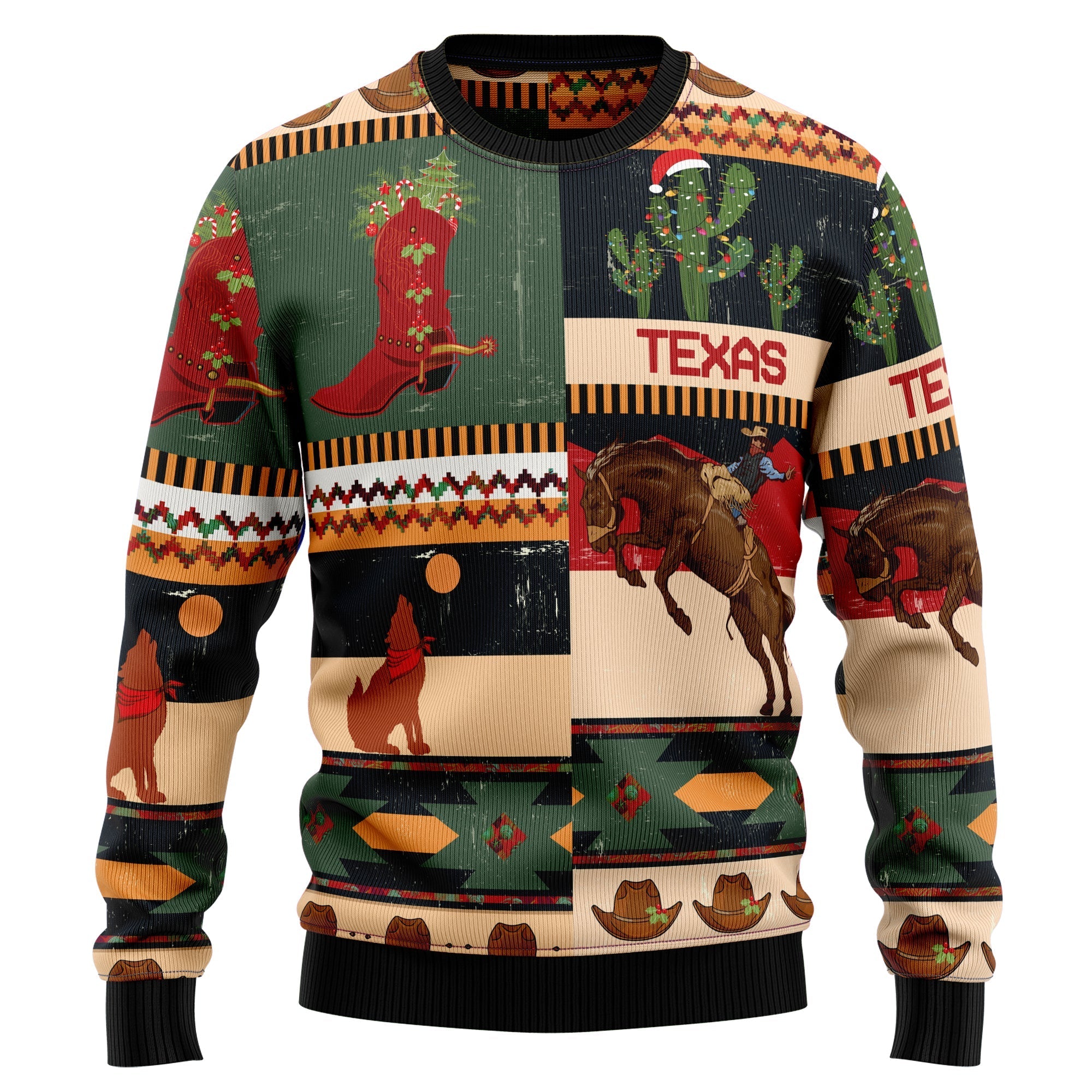 texas holiday ugly sweater cflsh