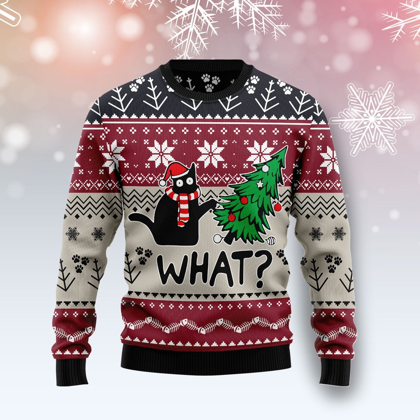 ugly christmas sweater for cats u4ovh