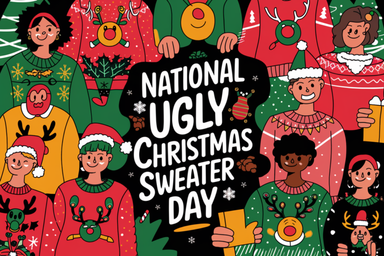 15 Hilarious Ways to Rock National Ugly Christmas Sweater Day