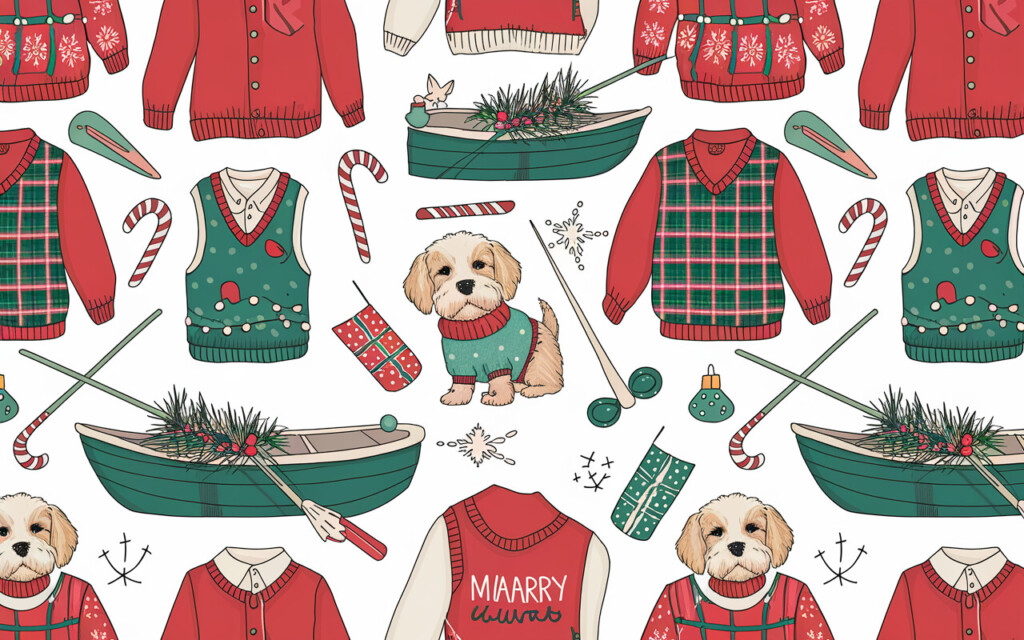 a hand drawn preppy christmas pattern with kawaii z8SYR8SuTCCL9JKrxRiuYA ztzmbPAOSse PHvAofZ9zw