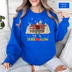 Home Alone Christmas Sweatshirt – Funny Christmas Sweater, Home Alone Christmas Crewneck – Matching Christmas Sweater