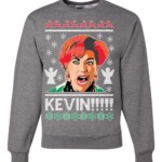 Funny ‘Kevin!!!’ Home Alone Ugly Christmas Sweater – Holiday Sweater for Movie Fans – Hilarious Christmas Gift