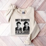 Wet Bandits Mugshot Sweatshirt – Funny Home Alone Christmas Movie Crewneck