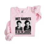 Wet Bandits Mugshot Sweatshirt – Funny Home Alone Christmas Movie Crewneck