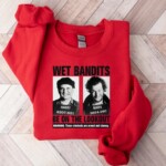 Wet Bandits Mugshot Sweatshirt – Funny Home Alone Christmas Movie Crewneck