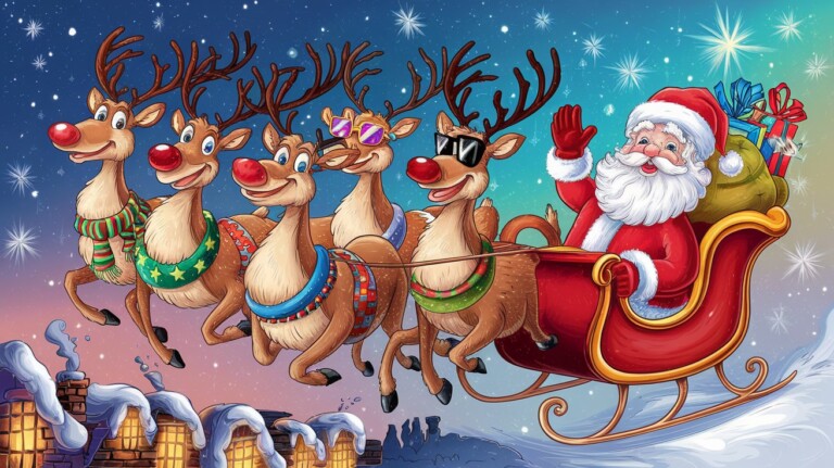 Why Santa Uses Reindeer Instead of Other Animals to Deliver Christmas Gifts